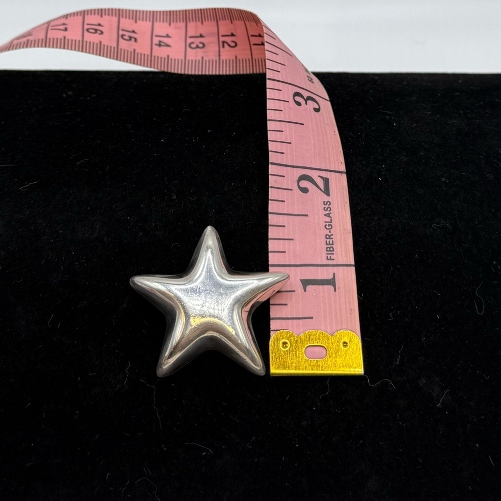 Tiffany & Co. Vintage Puffy Star Brooch Pin – Sterling Silver 925 Mexico - Picture 3 of 3